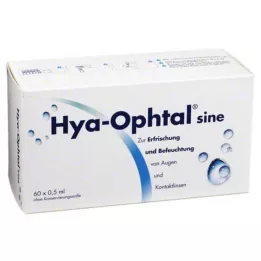 HYA-OPHTAL sinüs göz damlası, 60X0,5 ml