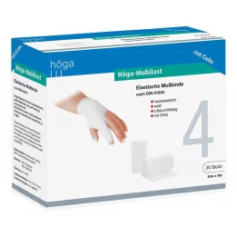 HÖGA-MUBILAST Sabitleme bandajı 4 cmx4 m selofanlı, 1 adet