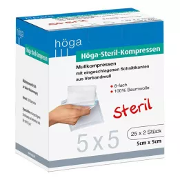 HÖGA-KOMPRESSEN 5x5 cm steril 8li, 25X2 adet