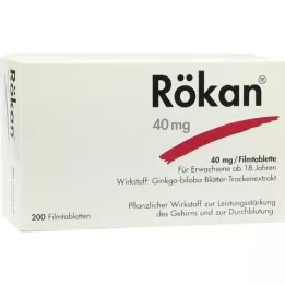 RÖKAN 40 mg film kaplı tabletler, 200 adet