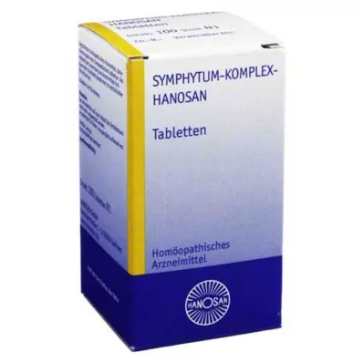SYMPHYTUM KOMPLEX Hanosan tabletleri, 100 adet SYMPHYTUM KOMPLEX Hanosan tabletleri, 100 adet