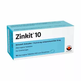 ZINKIT 10 kaplamalı tablet, 100 adet