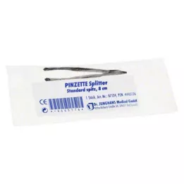 PINZETTE Kıymık sivri uçlu 8 cm, 1 adet
