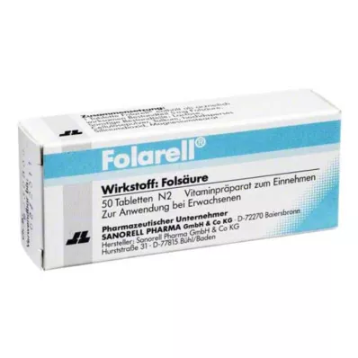 FOLARELL Tabletler, 50 adet FOLARELL Tabletler, 50 adet