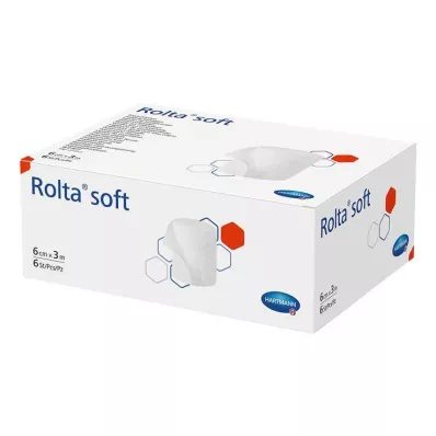 ROLTA yumuşak sentetik pamuklu bandaj 10 cm x 3 m, 6 adet ROLTA yumuşak sentetik pamuklu bandaj 10 cm x 3 m, 6 adet