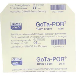 Gota-Por yara alçısı steril 60x100 mm, 1 adet