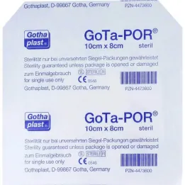 Gota-Por yara alçısı steril 80x100 mm, 1 adet
