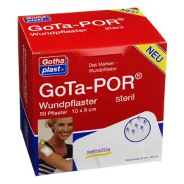 Gota-Por steril yara bandı 80x100 mm, 50 adet