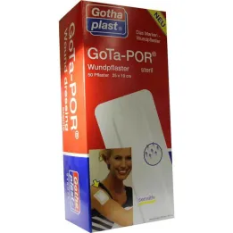 Gota-Por yara alçısı steril 100x250 mm, 50 adet