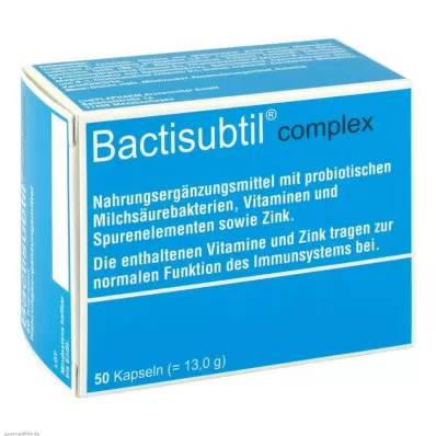 BACTISUBTIL Karmaşık kapsüller, 50 adet BACTISUBTIL Karmaşık kapsüller, 50 adet