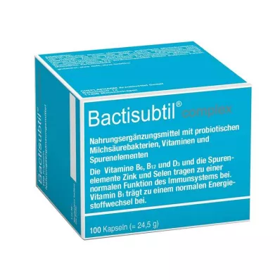 BACTISUBTIL Karmaşık kapsüller, 100 adet BACTISUBTIL Karmaşık kapsüller, 100 adet