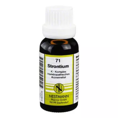 STRONTIUM K Kompleks No.71 Seyreltme, 20 ml STRONTIUM K Kompleks No.71 Seyreltme, 20 ml