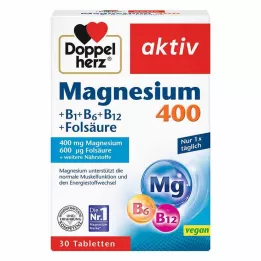 DOPPELHERZ Magnezyum 400 mg tablet, 30 adet