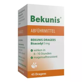 BEKUNIS Bisacodyl Drajeler 5 mg gastro-rezistan tabletler, 45 adet