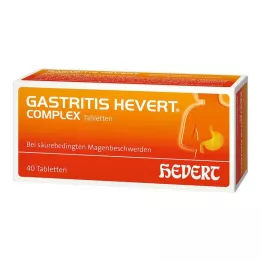 GASTRITIS HEVERT Kompleks tabletler, 40 adet