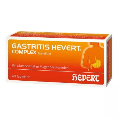GASTRITIS HEVERT Kompleks tabletler, 40 adet GASTRITIS HEVERT Kompleks tabletler, 40 adet