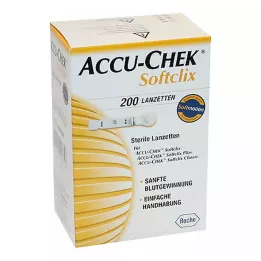 ACCU-CHEK Softclix lansetler, 200 adet