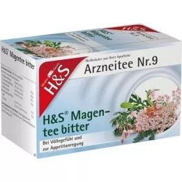 H&S Macun rengi filtre torbası, 20X2,0 g
