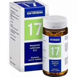 BIOCHEMIE Orthim 17 Manganum sülfürikum D 12 tablet, 400 adet