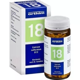 BIOCHEMIE Orthim 18 Kalsiyum sülfatum D 12 tablet, 400 adet