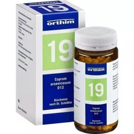 BIOCHEMIE Orthim 19 Cuprum arsenicosum D 12 tablet, 400 adet