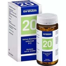 BIOCHEMIE Orthim 20 potasyum alüminyumsülfür.D 12 tablet, 400 adet