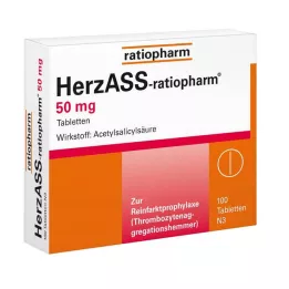 HERZASS-ratiopharm 50 mg tabletler, 100 adet