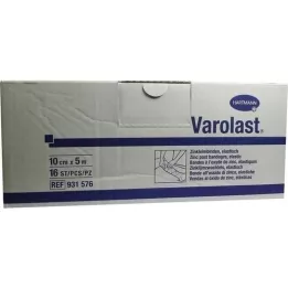 VAROLAST Çinko yapışkanlı bandaj 10 cmx5 m, 16 adet