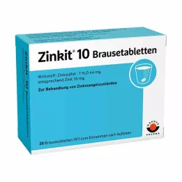 ZINKIT 10 efervesan tablet, 20 adet