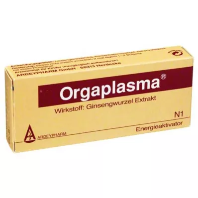 ORGAPLASMA kaplı tabletler, 20 adet ORGAPLASMA kaplı tabletler, 20 adet
