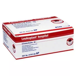 LEUKOPLAST Hastane 2,5 cmx9,2 m, 12 adet