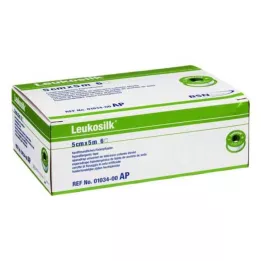 LEUKOSILK 5 cmx5 m, 6 adet