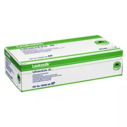 LEUKOSILK 1,25 cmx9,2 m, 24 adet