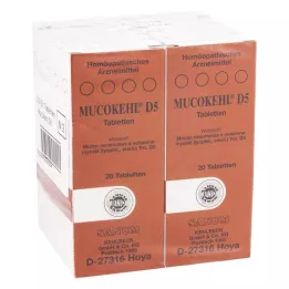 MUCOKEHL Tablet D 5, 10X20 adet