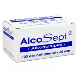 ALKOHOLTUPFER Alcosept, 100 adet