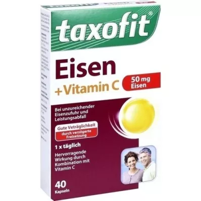 TAXOFIT Demir + C vitamini yumuşak kapsülleri, 40 adet TAXOFIT Demir + C vitamini yumuşak kapsülleri, 40 adet