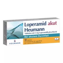 LOPERAMID akut Heumann tabletleri, 10 adet