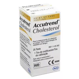 ACCUTREND Kolesterol test şeritleri, 25 adet