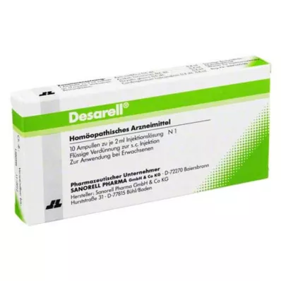 DESARELL Ampuller, 10X2 ml