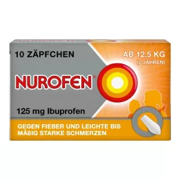 NUROFEN Junior 125 mg fitil, 10 adet