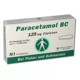 PARACETAMOL BC 125 mg fitil, 10 adet
