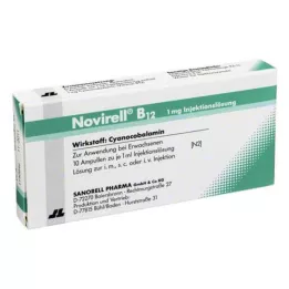 NOVIRELL B12 1 mg enjeksiyonluk çözelti, 10X1 ml