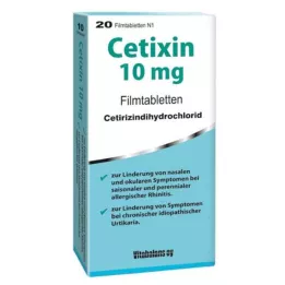 CETIXIN 10 mg film kaplı tablet, 20 adet
