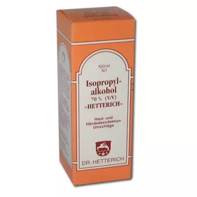ISOPROPYLALKOHOL %70 H/H Hetterich, 100 ml ISOPROPYLALKOHOL %70 H/H Hetterich, 100 ml