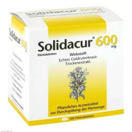 SOLIDACUR 600 mg film kaplı tabletler, 100 adet