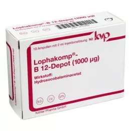 LOPHAKOMP B 12 Depo 1000 μg enjeksiyon solüsyonu, 10X2 ml