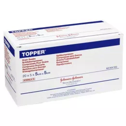 TOPPER Schlitzkompr.5x5 cm steril, 20X5 adet