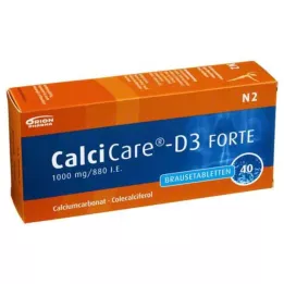 CALCICARE D3 forte efervesan tablet, 40 adet