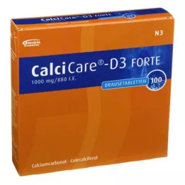 CALCICARE D3 forte efervesan tablet, 100 adet