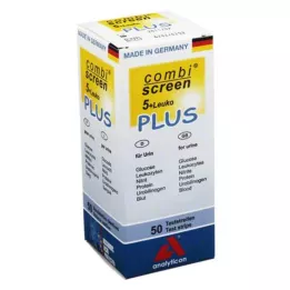 COMBISCREEN 5+Leuko Plus test şeritleri, 50 adet